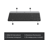 Logitech OUTLET - MK470 grafitowy - 1478428 - zdjęcie 11